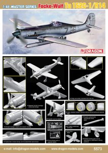DRAGON 5573 - 1:48 Focke-Wulf Ta-152 C-1/R14