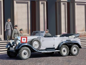 ICM 35531 - 1:35 G4 1939 production German Car with Passengers