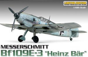 ACADEMY 12216 - 1:48 Messerschmitt BF109E Heinz Bar