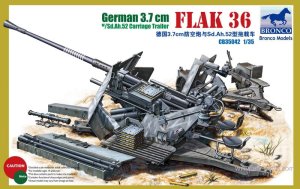 BRONCO 35042 - 1:35 German 3.7cm Flak36