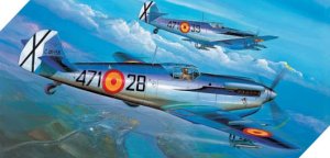 ACADEMY 12203 - 1:48 Hispano Ha-1112 Buchon
