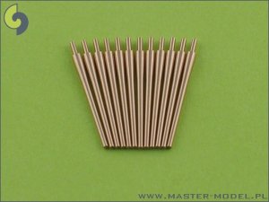 MASTER 350-007 - 1:350 Lufy japońskich dział 12,7cm/40 (5in) Type 89 - bez osłony podmuchowej (12 szt.)