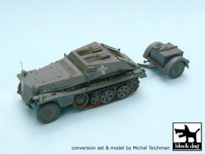 BLACK DOG T48009 - 1:48 Sd.Kfz.252 + Sd.Anh.32 conversion set