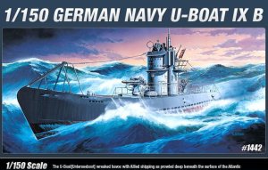 ACADEMY 1442 - 1:150 Diving U-Boat IXB