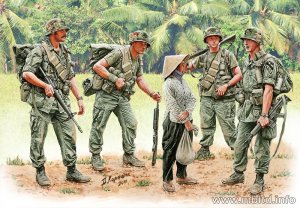 MASTER BOX 3599 - 1:35 Patroling - Vietnam War series
