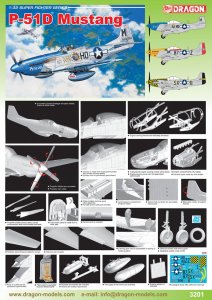 DRAGON 3201 - 1:32 P-51D Mustang