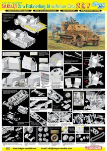 DRAGON 6533 - 1:35 Sd.Kfz 7/1 2cm Flakvierling 38 w /Armor Cab