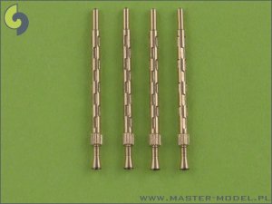 MASTER 48-026 - 1:48 Lufy brytyjskich km-ów Browning Mk 2 .303 caliber (7,7mm) z tłumikiem płomieni (4 szt.)