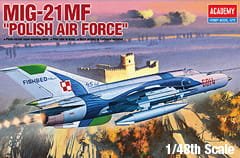 ACADEMY 12224 - 1:48 Mig-21 MF Polish Airforce