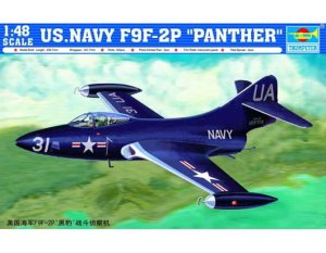 TRUMPETER 02833 - 1:48 US.NAVY F9F-2P PANTHER