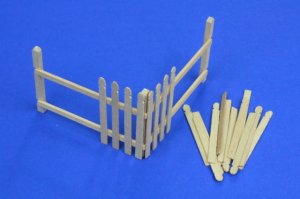 RB MODEL 35D04 - 1:35 Płot drewniany,narożnik