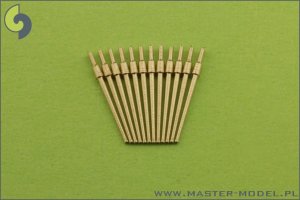 MASTER 700-028 - 1:700 Lufy włoskich dział 90 mm/50 (3.5in) Model 1939 (12 szt.) - typ Littorio oraz Duilio