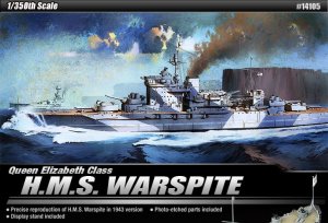 ACADEMY 14105 - 1:350 H.M.S. Warspite